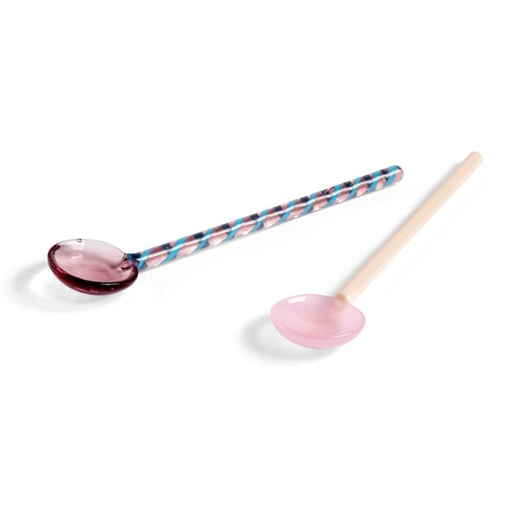 HAY Round Glass Spoon 2 Pack