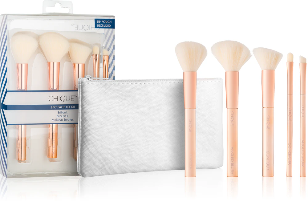 Royal and Langnickel Chique RoseGold brush set with case