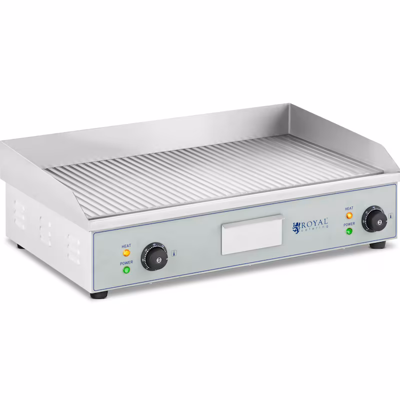 Royal Catering Double Electric Grill - 400 x 730 mm - 2 x 2,200 W