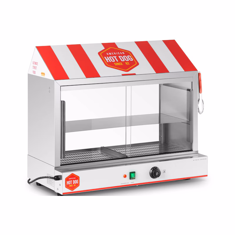 Royal Catering Hot Dog Steamer - 300 sausages - 100 buns - 2400 W