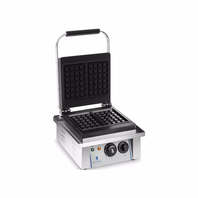 Royal Catering Waffle Iron - for Belgian waffles - 2000 W - rectangular -