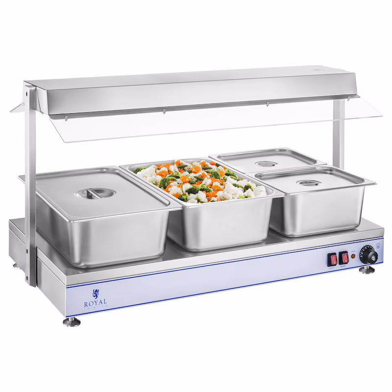 Royal Catering warming plate - 4 halogen lamps - 2,000 W