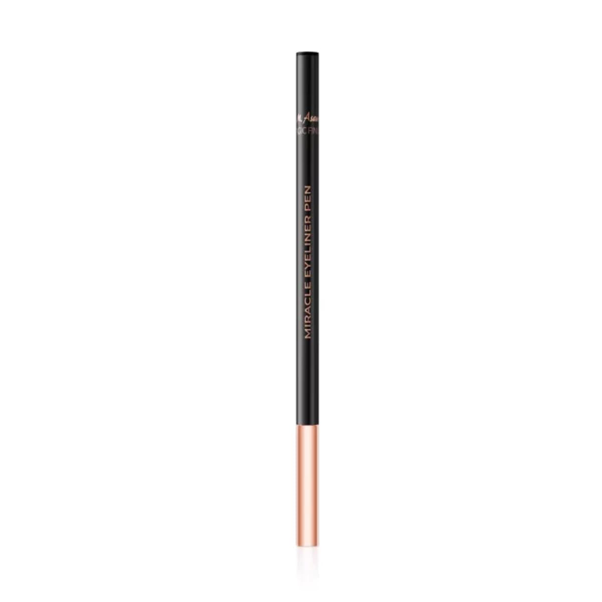 M. Asam Magic Finish Miracle Eyeliner Pen Black (1 ml) - Liquid Eyeliner With Felt Tip for Optimally Dosed Color Release As Well As Easy Application, Waterproof & Up to 12 Hours Hold, Eye MakeUp