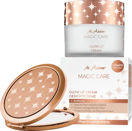 Face Cream Glow Up Cream + Pocket Mirror Set Sparkling Stars, 1 pc
