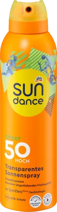 SUNDANCE Sun spray sport transparent SPF 50, 200 ml