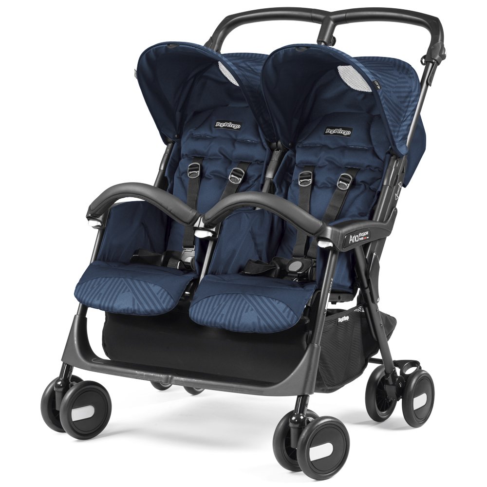 Peg Perego DASTA1GNAV Aria Shopper Twin, Geo Navy