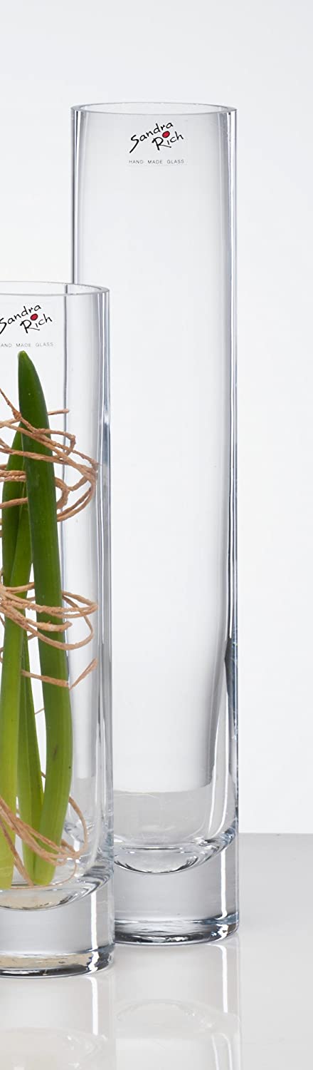 Sandra Rich Glass Vase Solifleur 30 cm