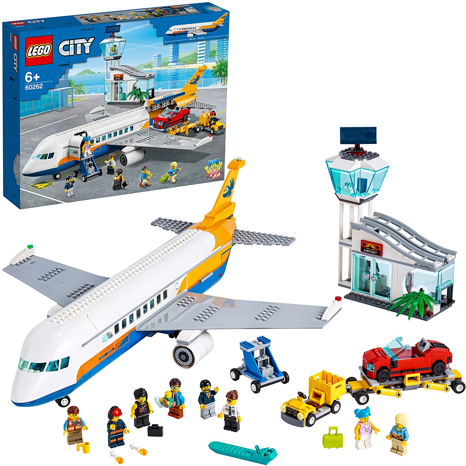 Lego City 60262 Passenger Airplane Playset
