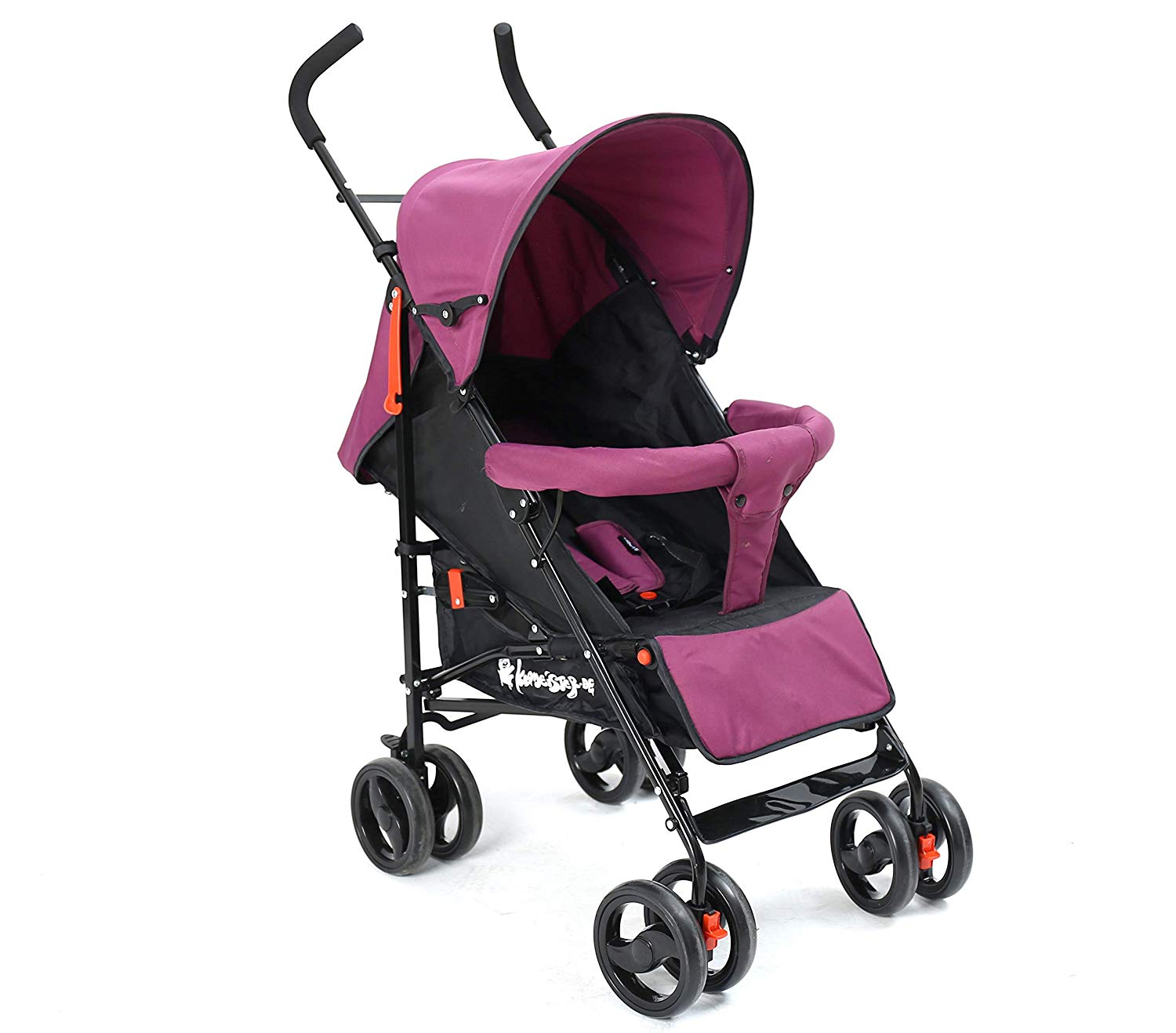 Kidmeister S9 Buggy Jogger Pushchair / Pushchair / Pushchair / Pushchair / Reclining Position with Multiple Adjustable Backrest Purple
