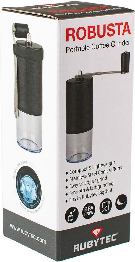 Rubytec Robusta Portable Coffee Grinder Black RU51910