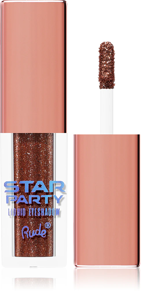 Rude Cosmetics Star Party Liquid Eyeshadow with Glitter Farbton After Glow 3,5 g
