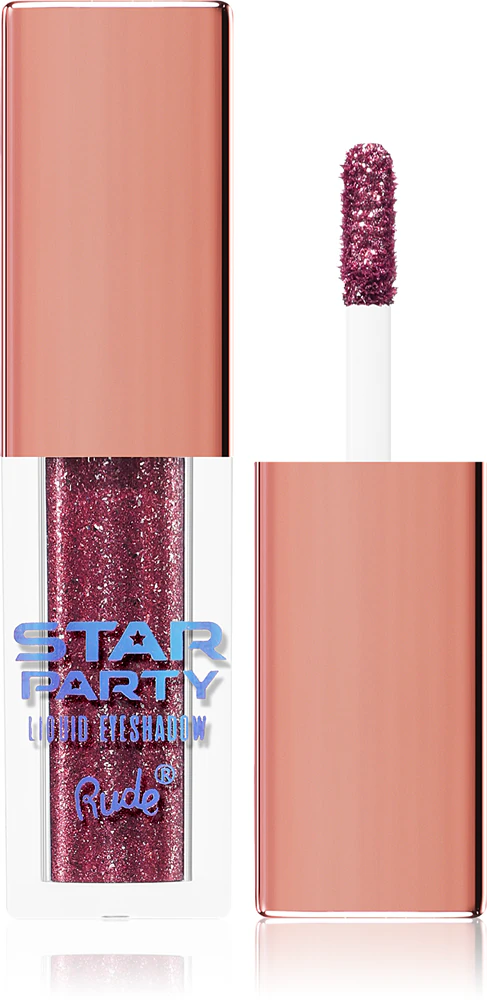 Rude Cosmetics Star Party Liquid Eyeshadow with Glitter Farbton She's A Star 3,5 g