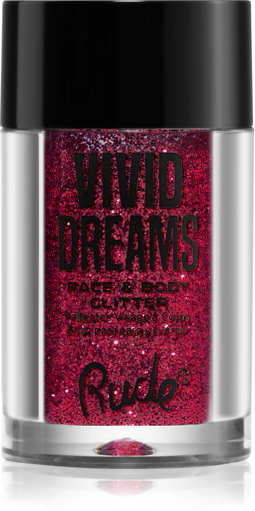 Rude Cosmetics Vivid Dreams Glitter for body and face Farbton Laughing Dandelions 2,7 g
