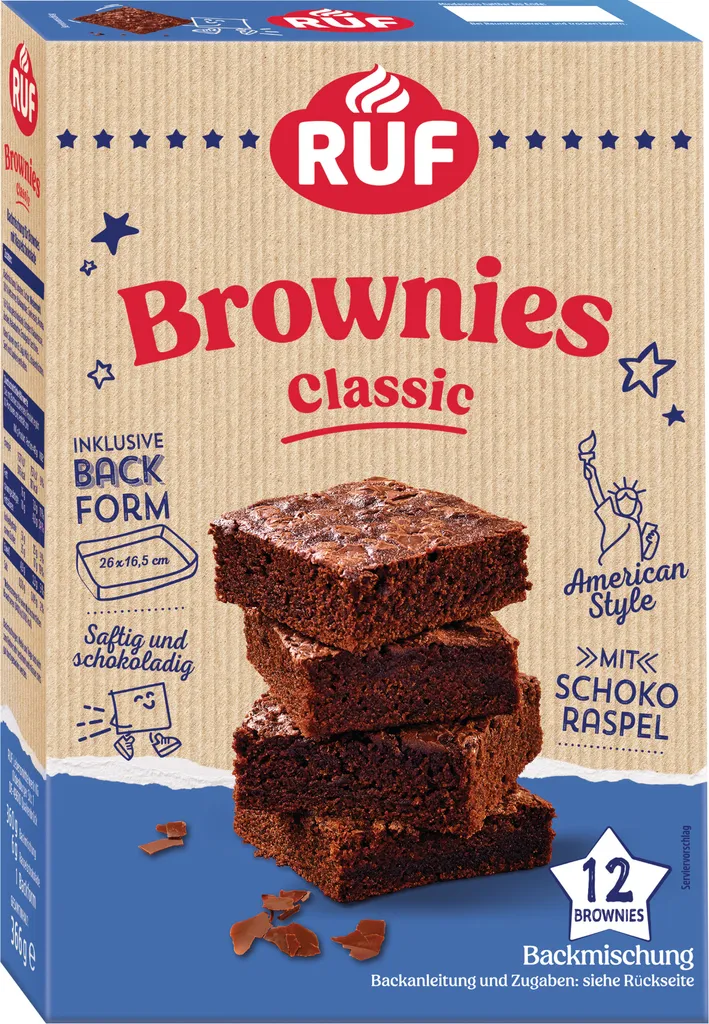 RUF Brownies Classic 366g