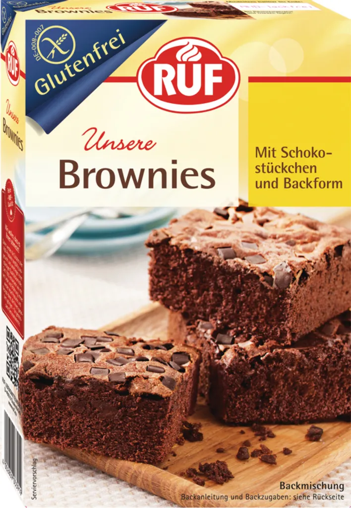 RUF Brownies gluten-free baking mix 420g