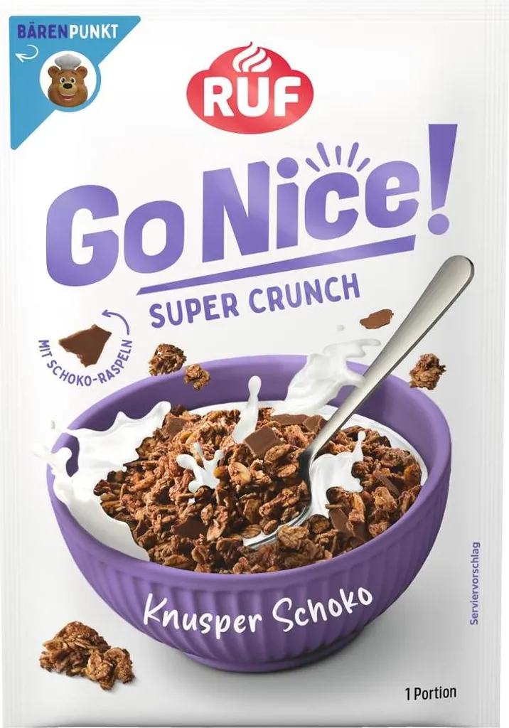 RUF CALL GoNice! Crunchy chocolate muesli 50g