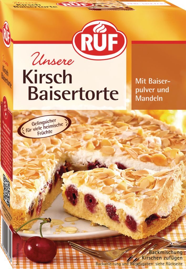 RUF Cherry Meringue Cake Baking Mix 350g