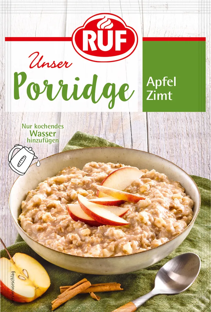 RUF Porridge Apple Cinnamon 65g