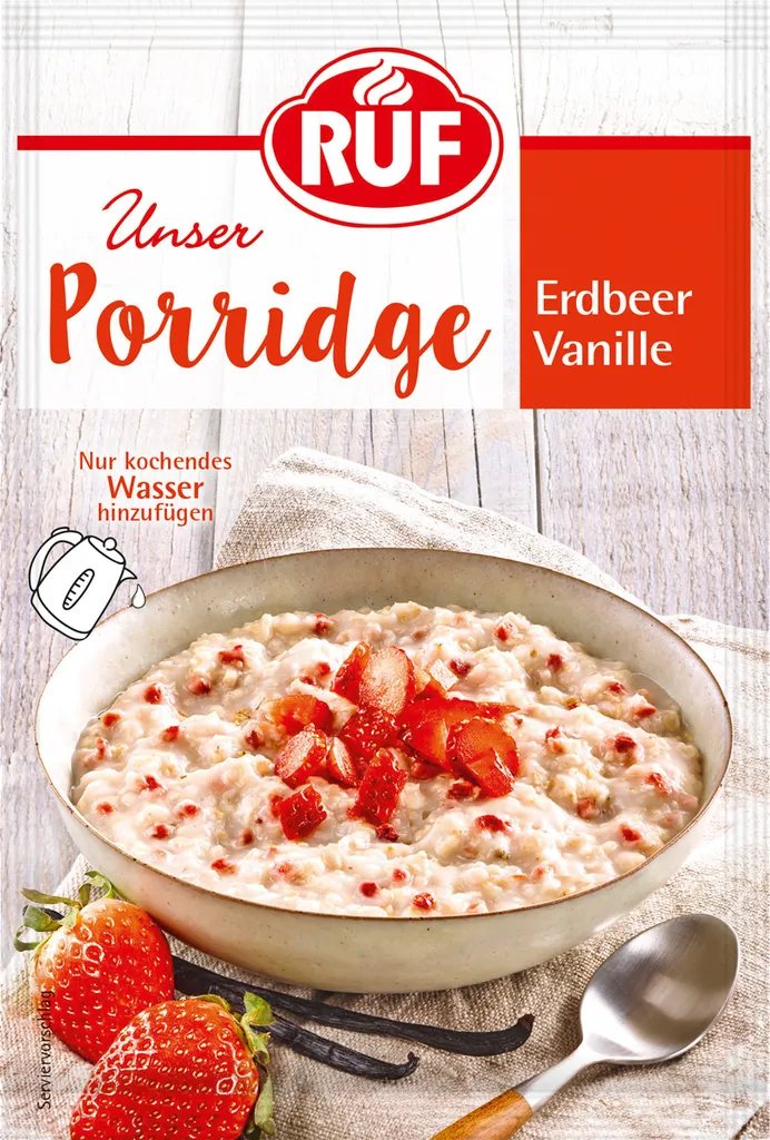 RUF Porridge Strawberry Vanilla 65g