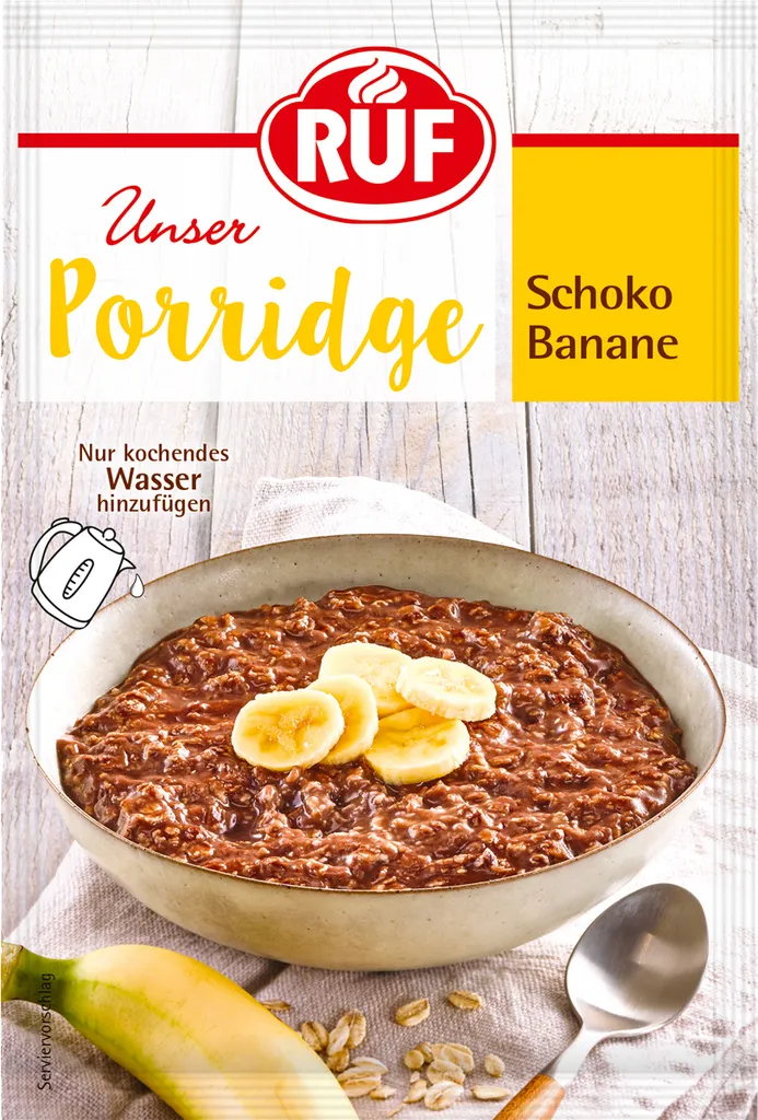 RUF Porridge Chocolate Banana 65g
