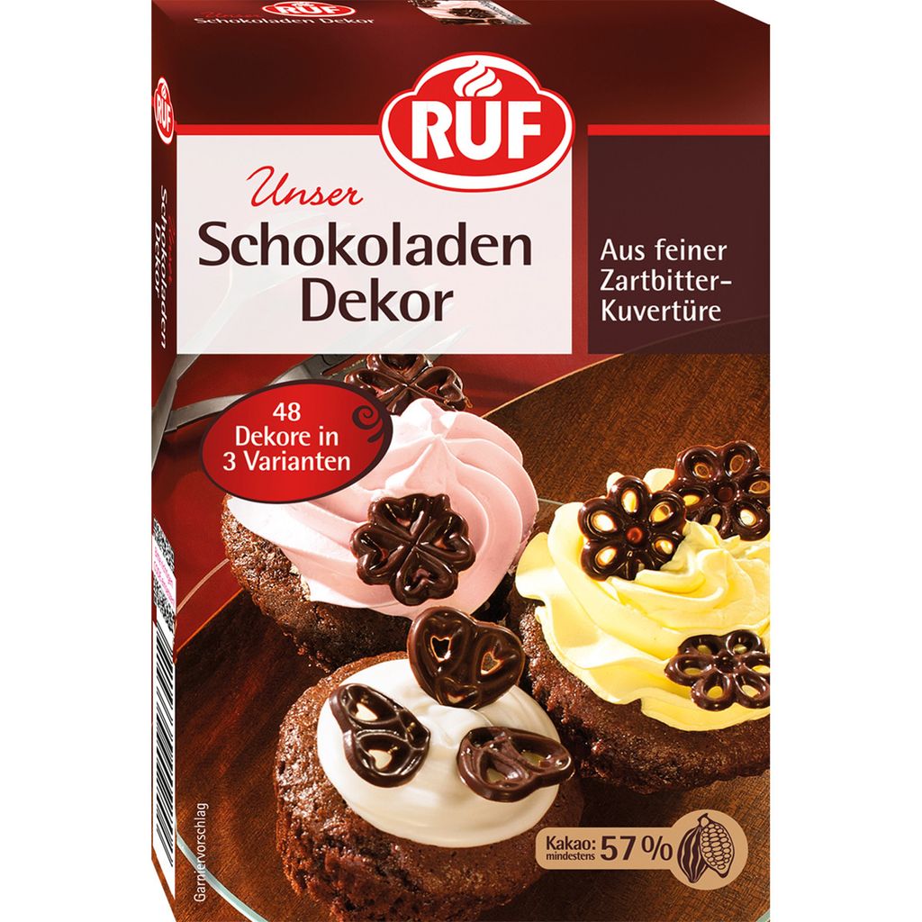 Ruf chocolate decoration 48 pcs