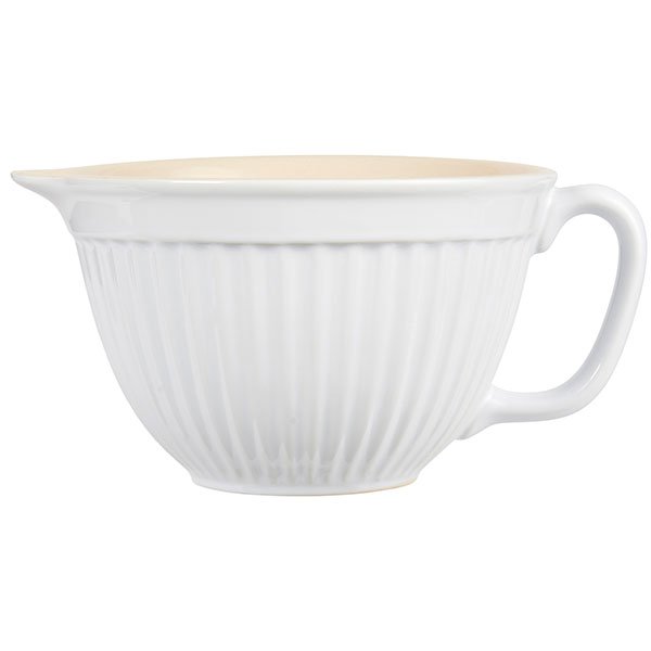 Mynte White mixing bowl by Ib Laursen