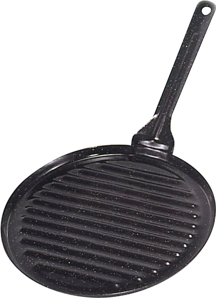 Garcima Round porcelain grill pan, 24 cm