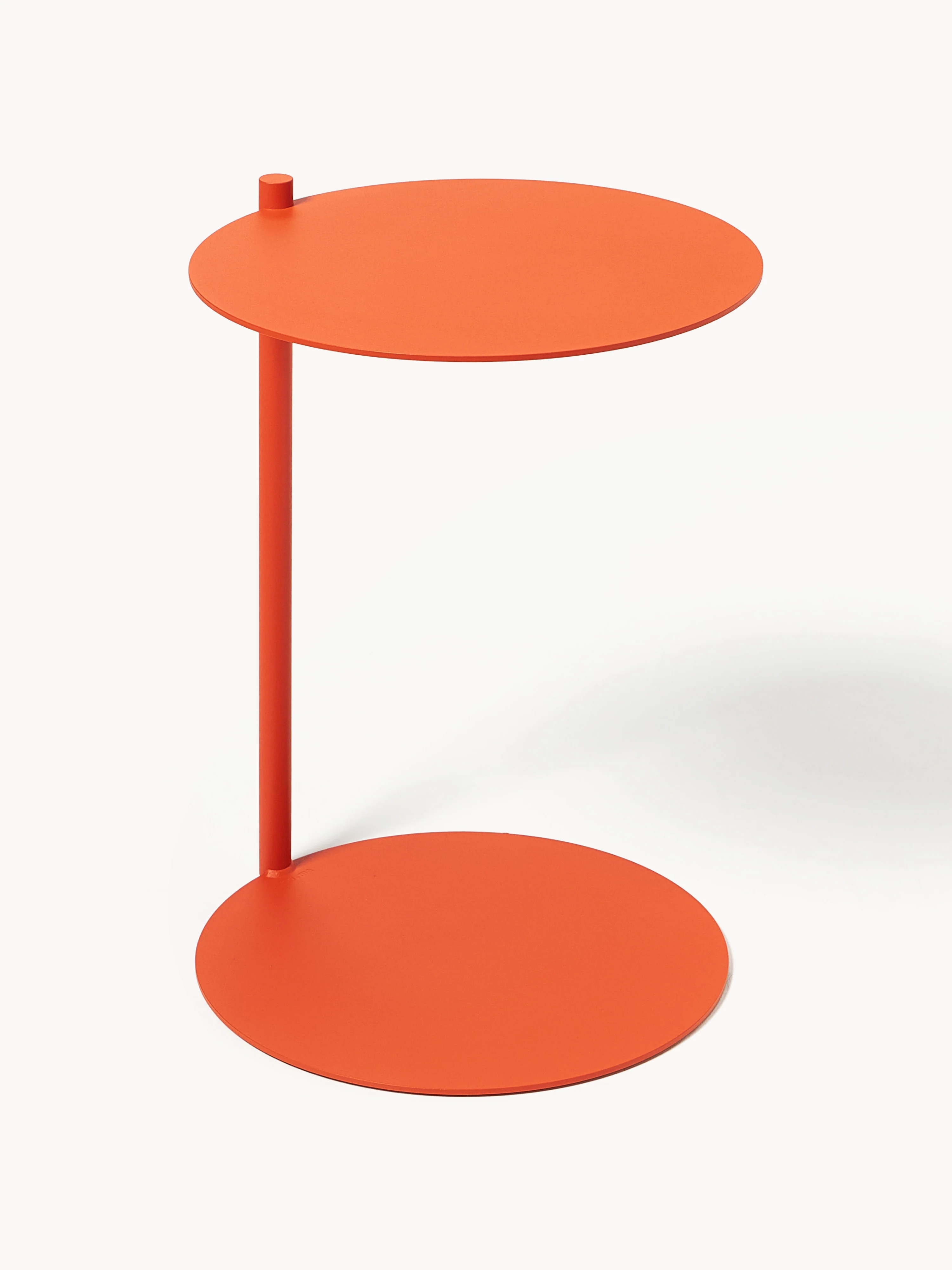 Noo.ma Ande round metal side table, Orange