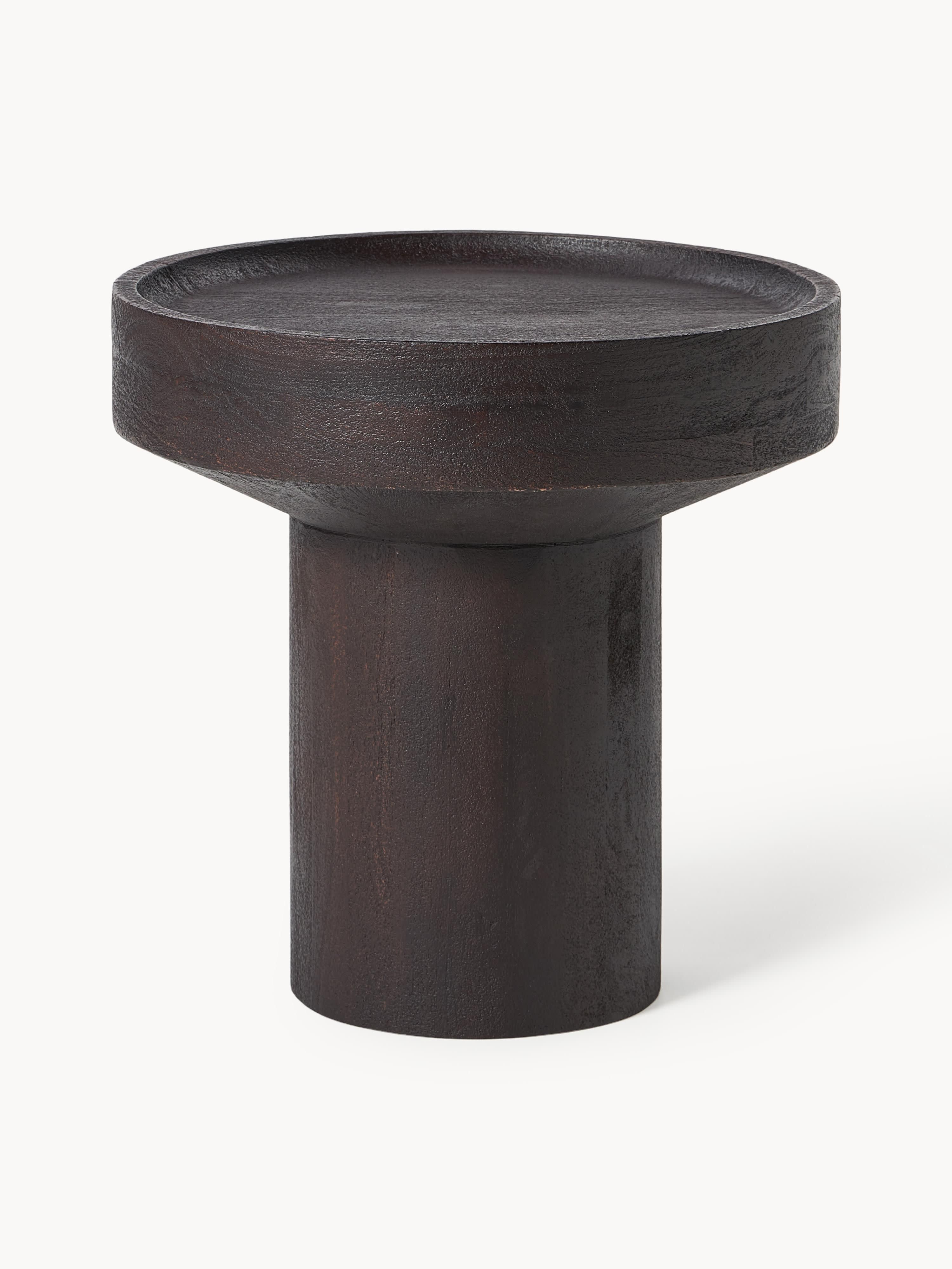 Westwing Collection Benno round side table made of mango wood