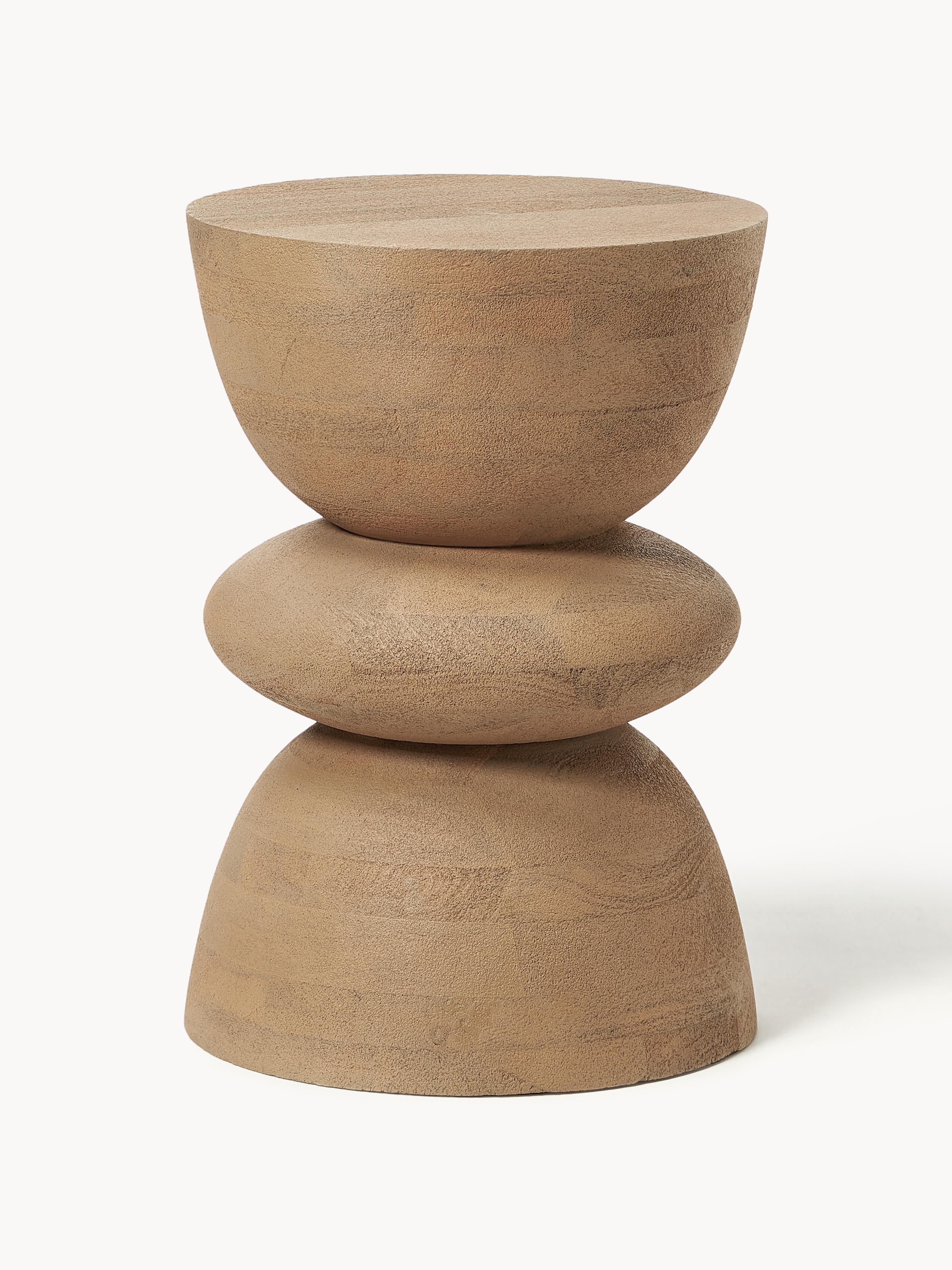 Westwing Collection Benno round side table made of mango wood