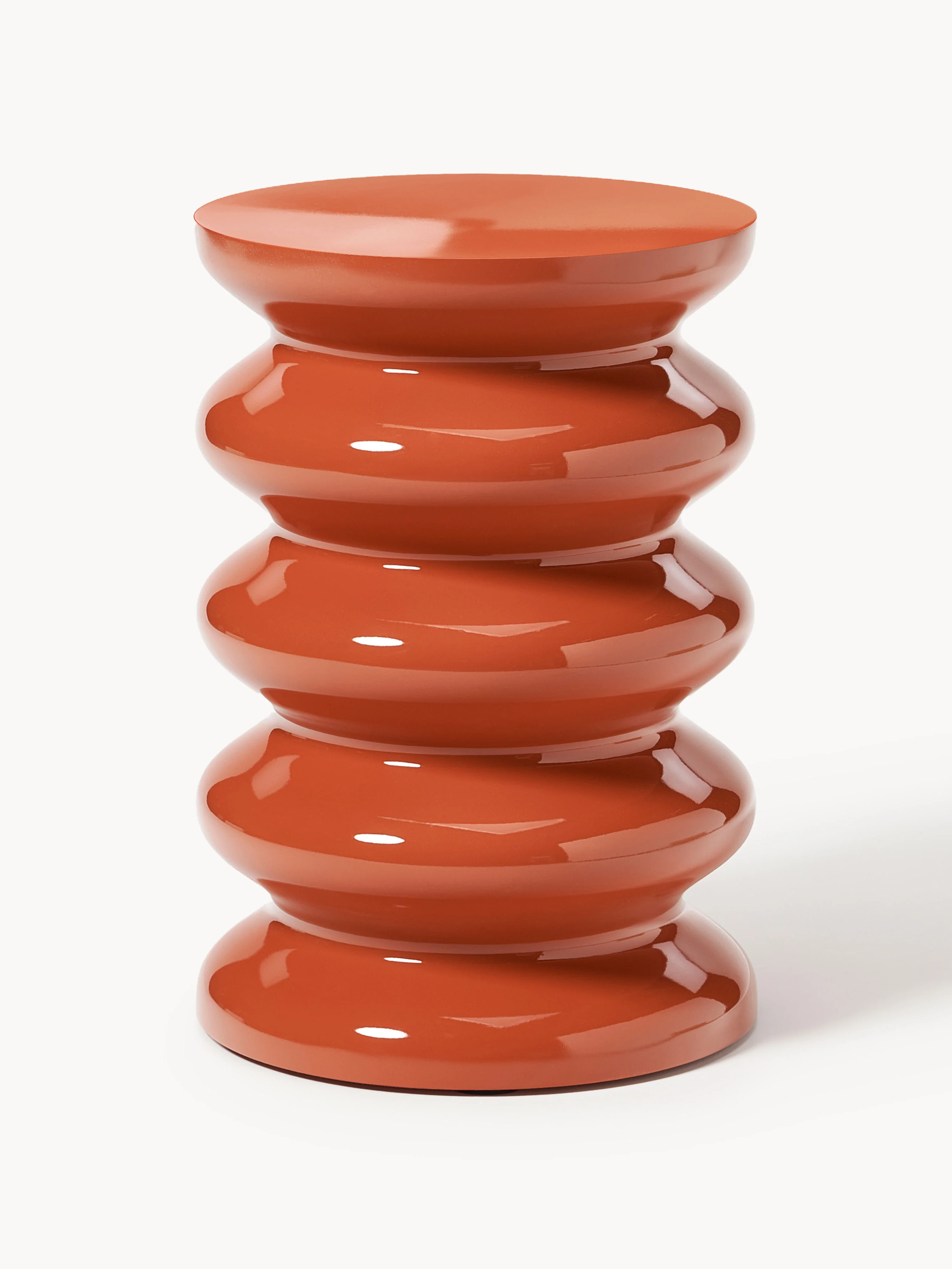 Westwing Collection Illy round side table, Orange