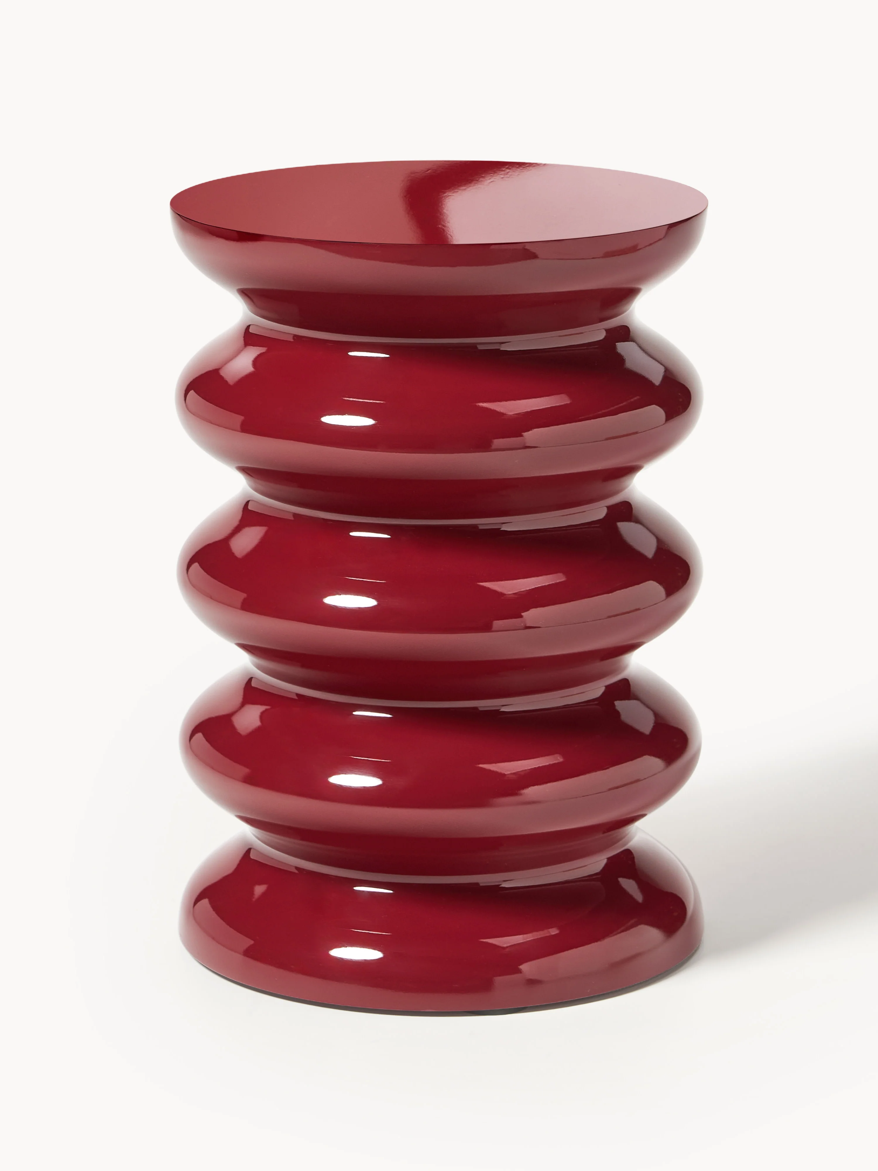 Westwing Collection Illy round side table, Red