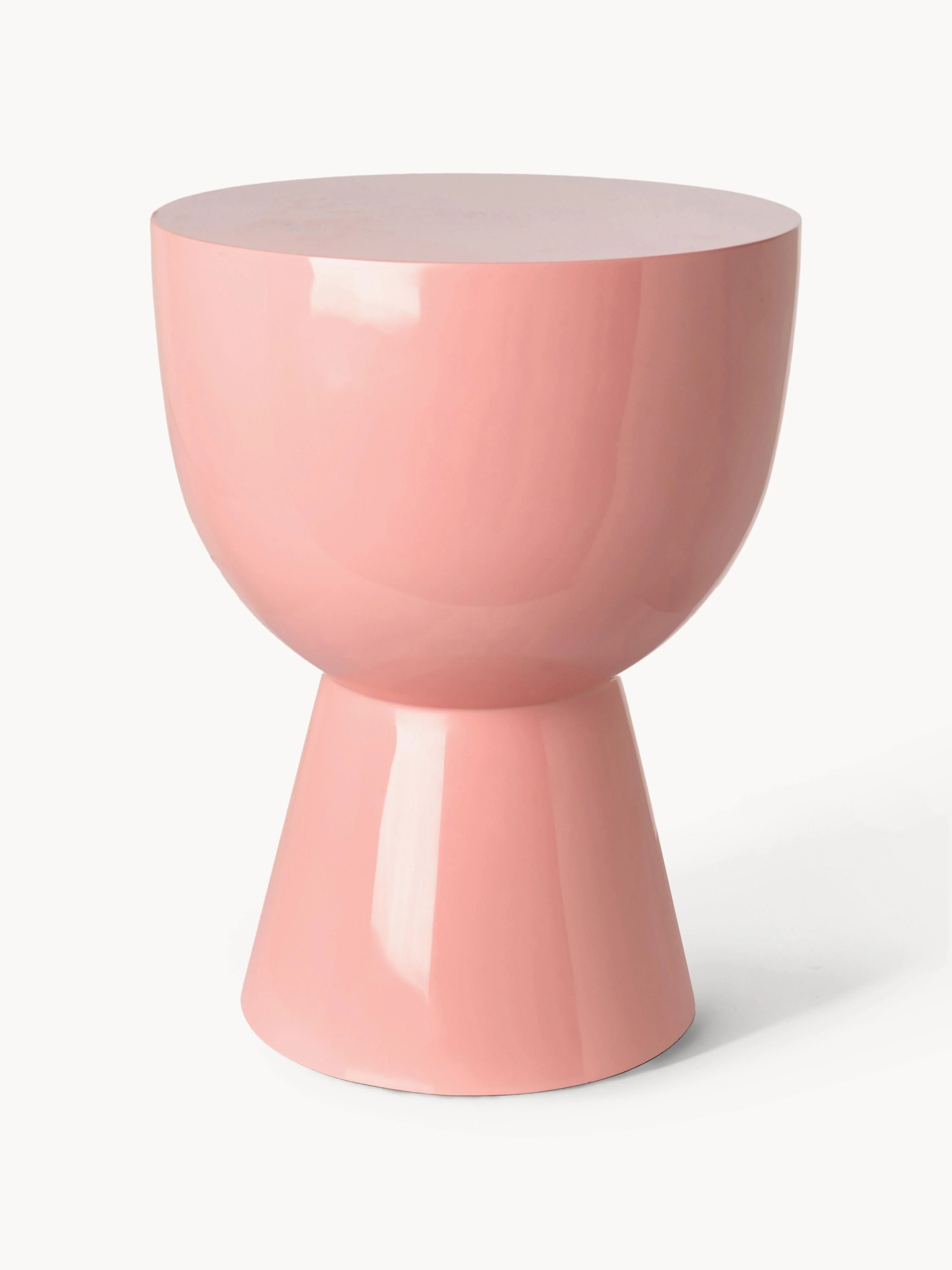 POLSPOTTEN Round side table Tam Tam, Peach