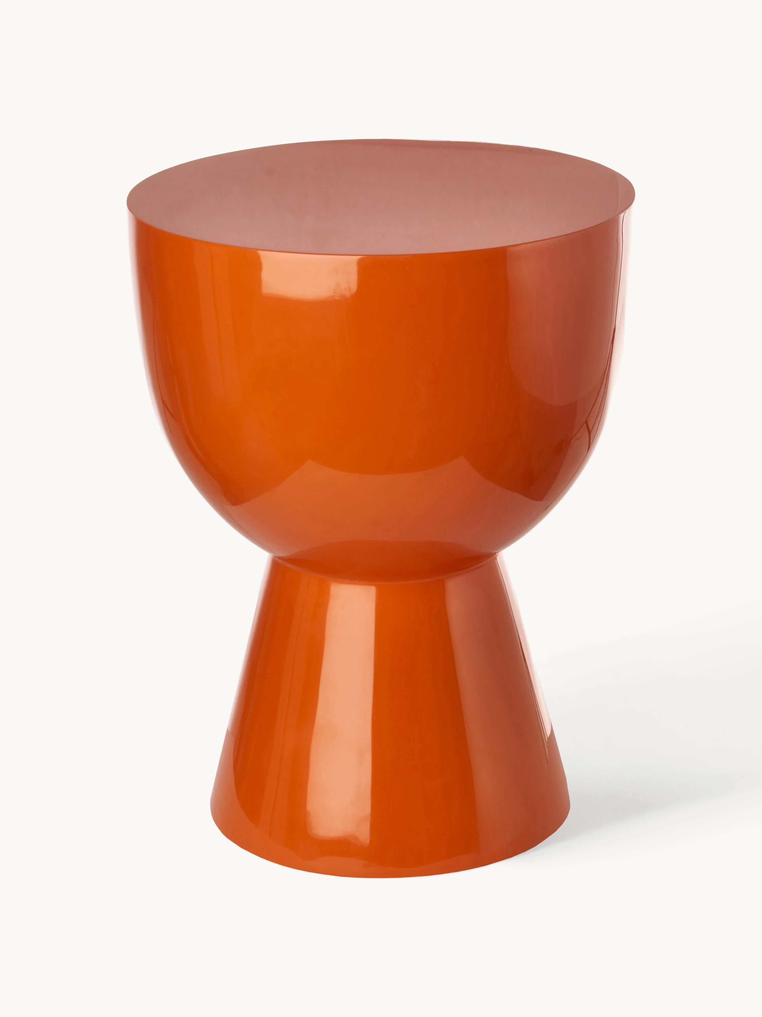 POLSPOTTEN Round side table Tam Tam, Orange