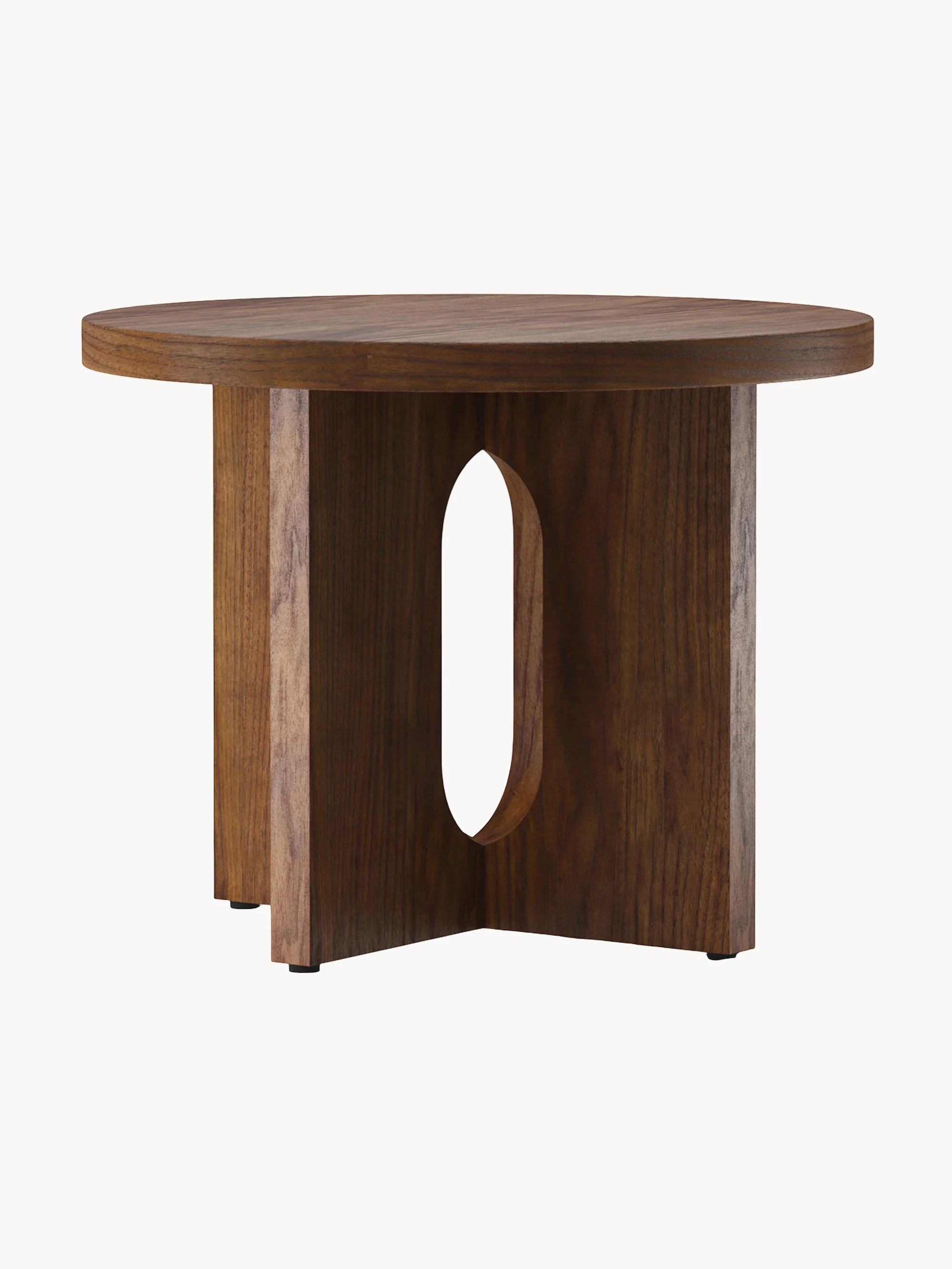 Audo Copenhagen Androgyne round wooden side table