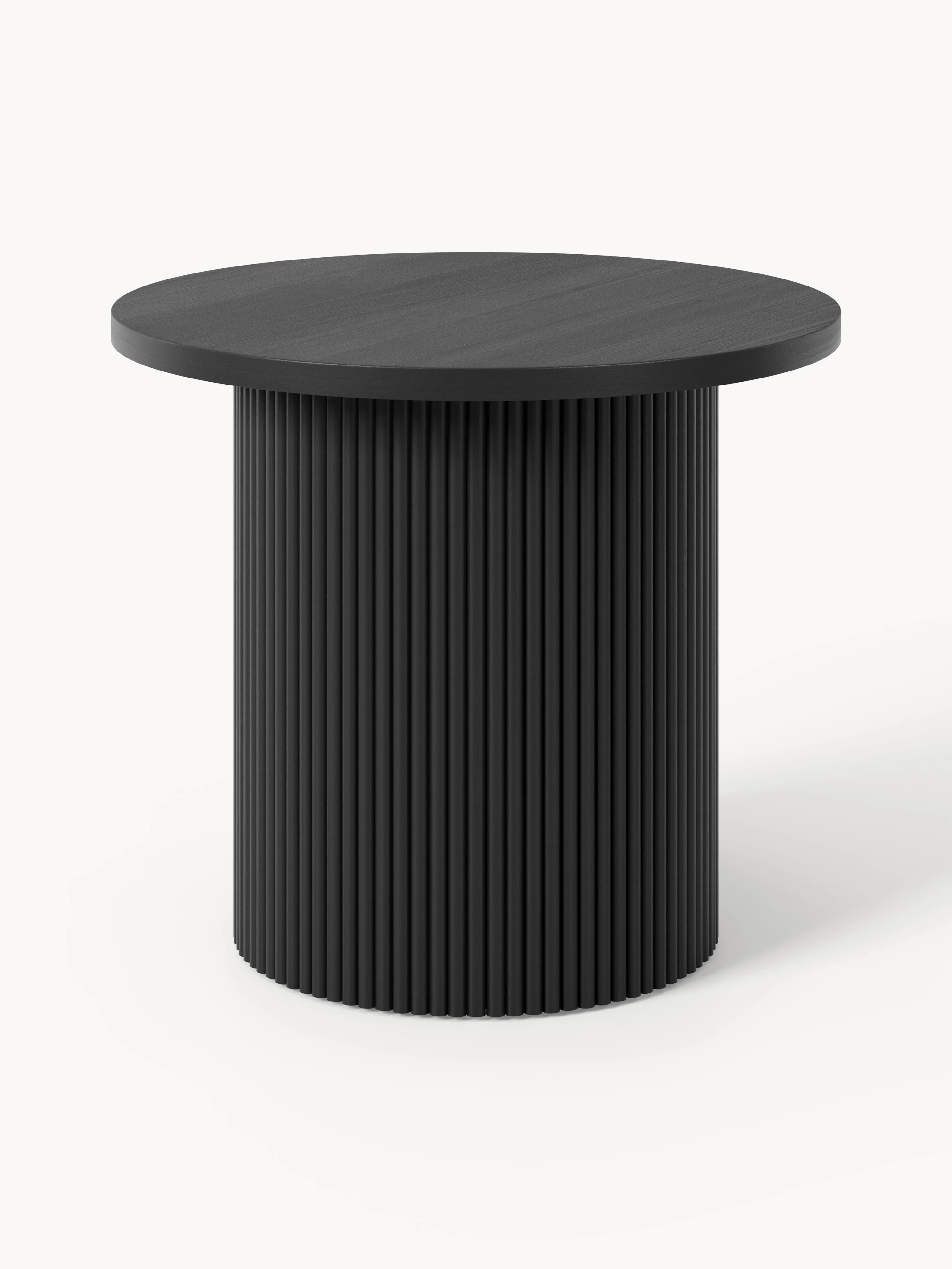 Westwing Collection Nele round wooden side table