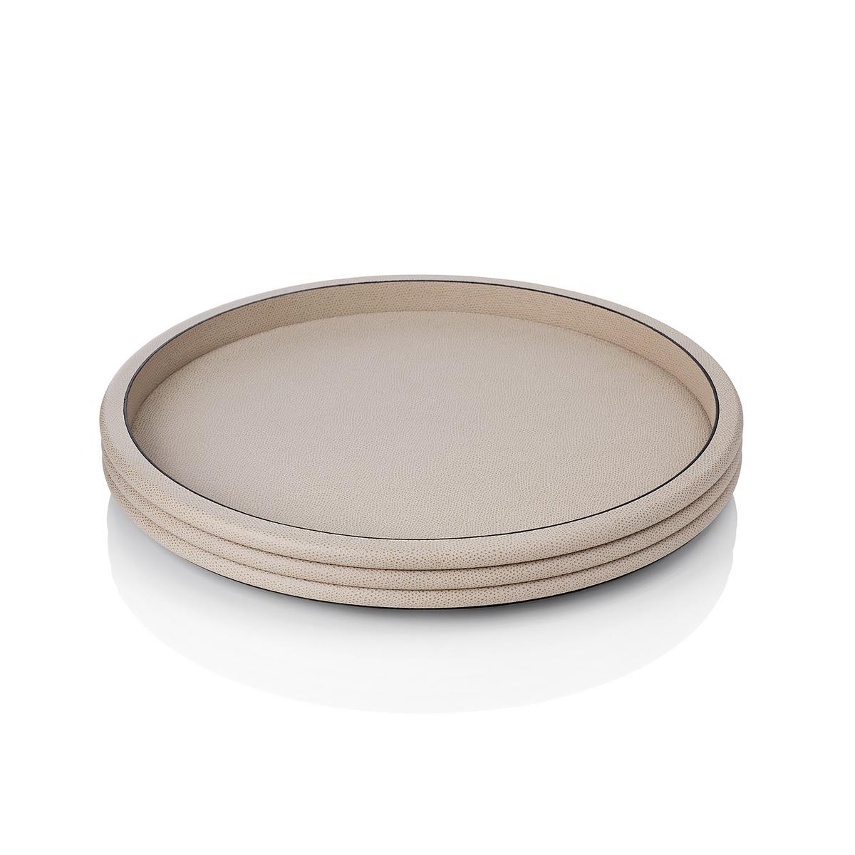 Round tray Scala, stone by GioBagnara