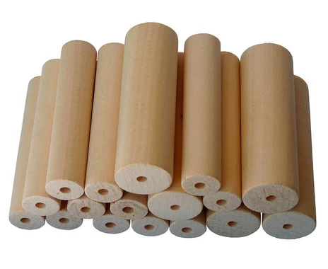 Round wooden blocks for turning, 24 pieces