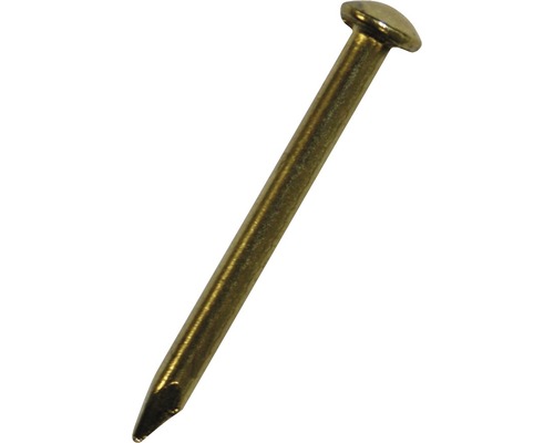 Dresselhaus Round head pins 1.2 x 20 mm brass, 180 pieces