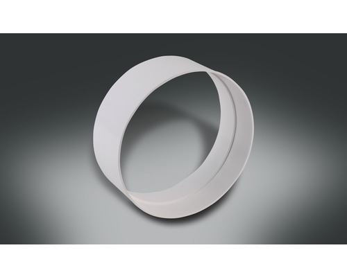 Round tube external connector Rotheigner white NW 150 mm