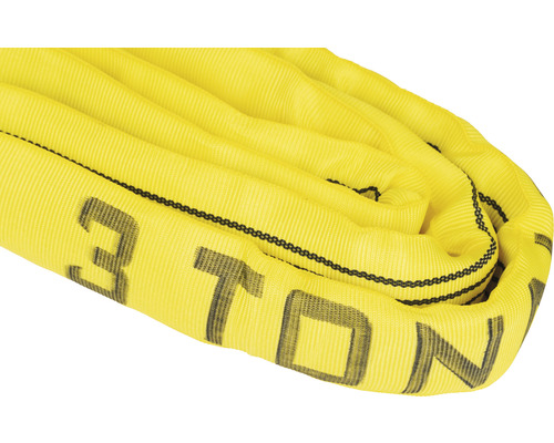 Round sling mamutec yellow 4 m load capacity 3000 kg