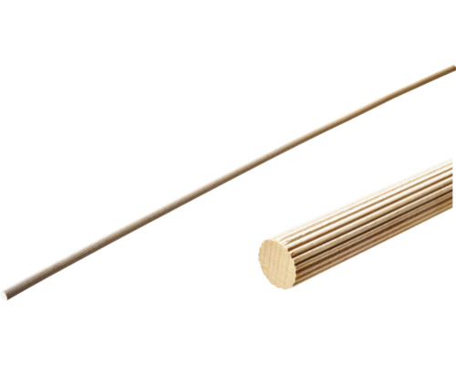 Hettich Round rod beech grooved 18x1000 mm 50 pieces