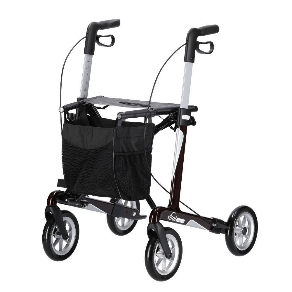 Russka Rollator Vital carbon plus 54 ruby ​​red 1 St