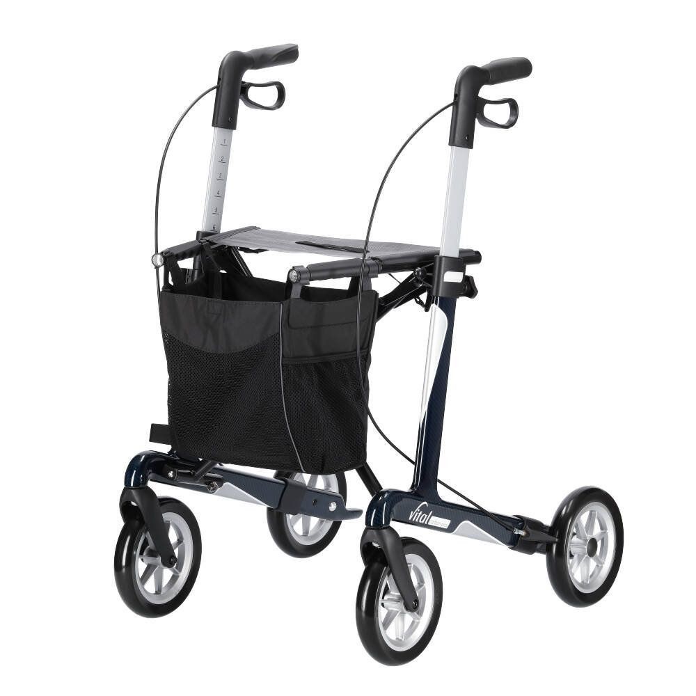 Russka rollator Vital carbon plus 54 sapphire blue 1 St