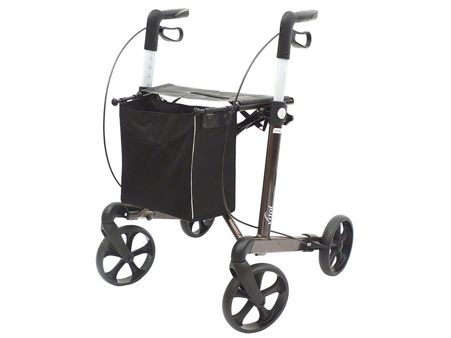 Russka rollator Vital Classic mocha 62 cm