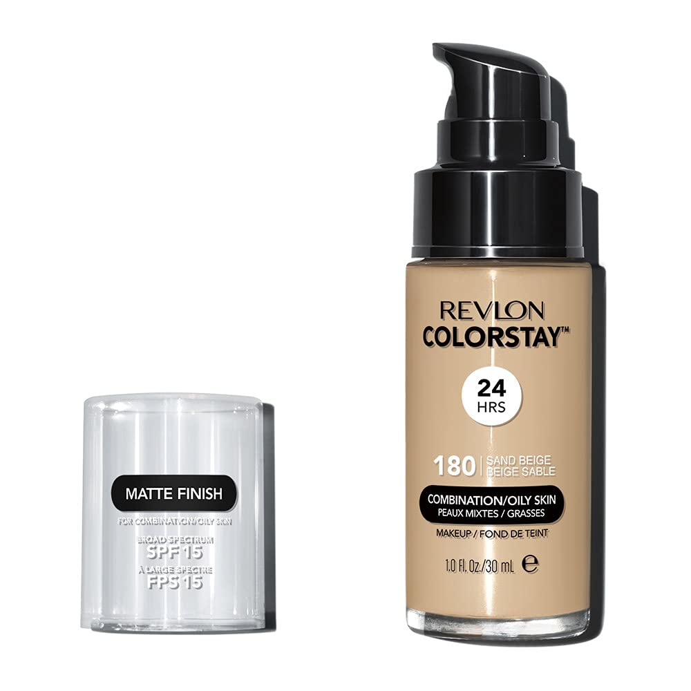 Revlon ColorStay Makeup for Combi / Oily Skin Pack of 1 x 30 g 30ml Sand-beige, ‎sand-beige