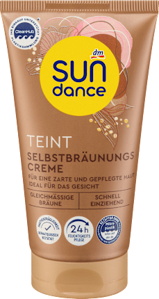SUNDANCE Self-tanning cream face complexion, 75 ml