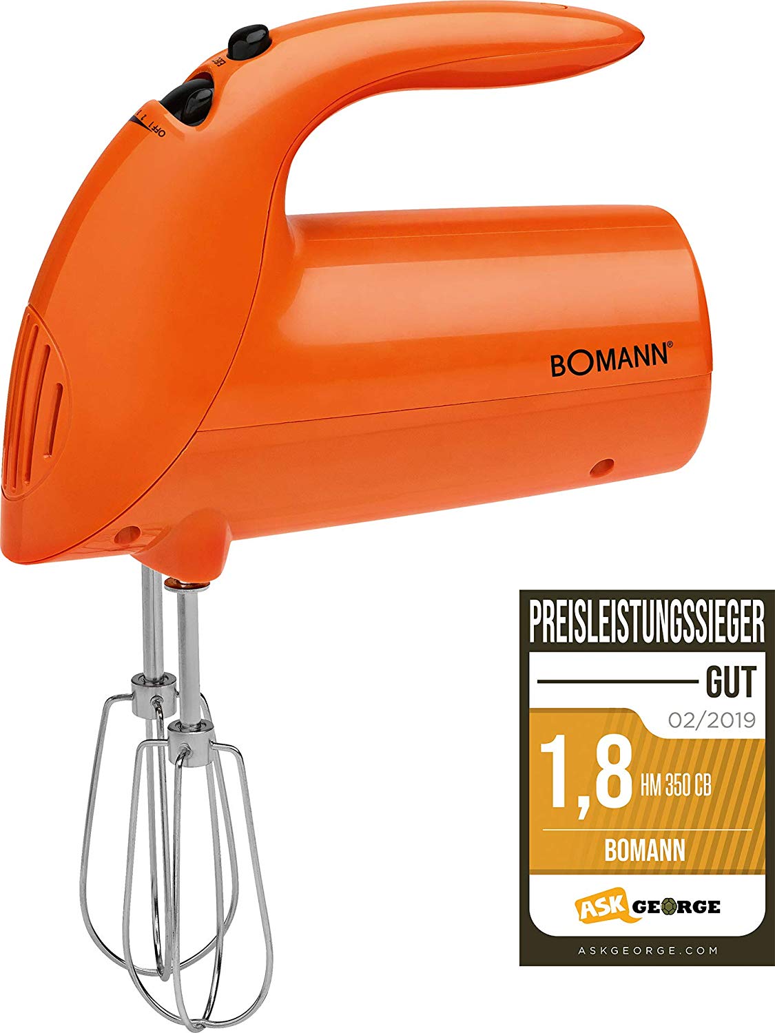 Bomann Hm 350 Cb-Hand Blender, Orange