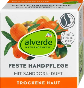 alverde NATURKOSMETIK Fixed hand care with sanddorn fragrance, 25 g