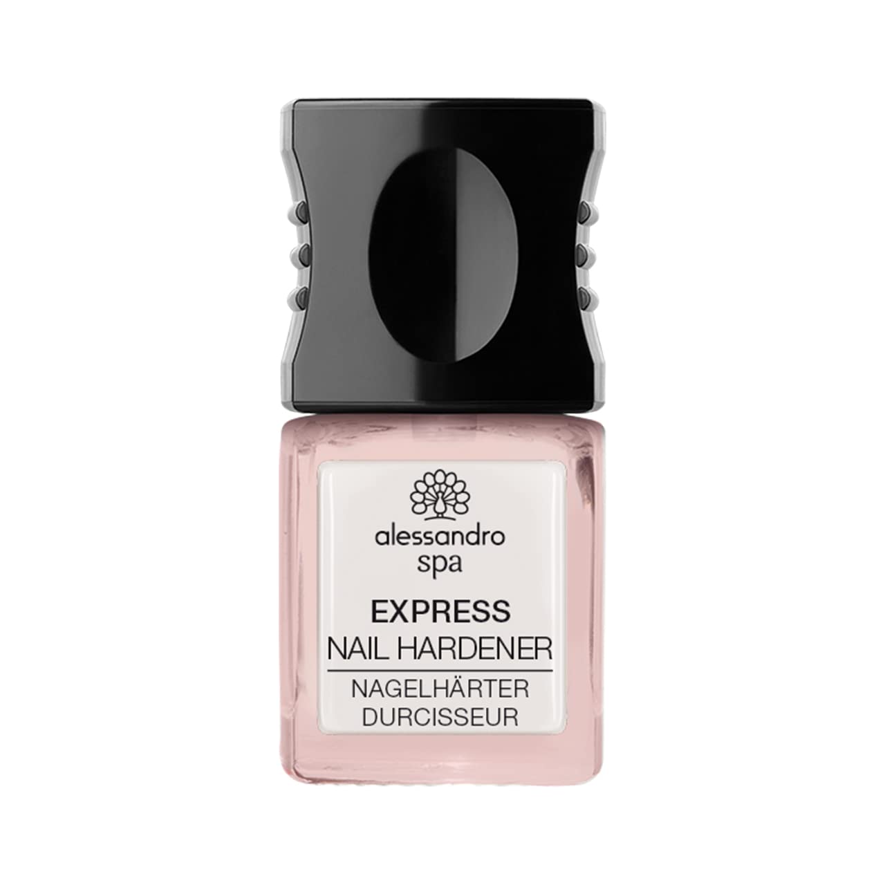 Alessandro Nail Polish - Nail Hardener - Express Nail Hardener French Rose - Strengthens Brittle and Thin Nails - 10 ml
